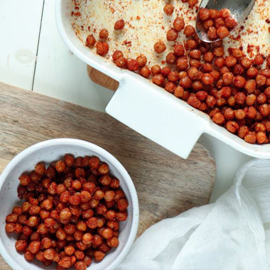 Knusprige Snack-Kichererbsen